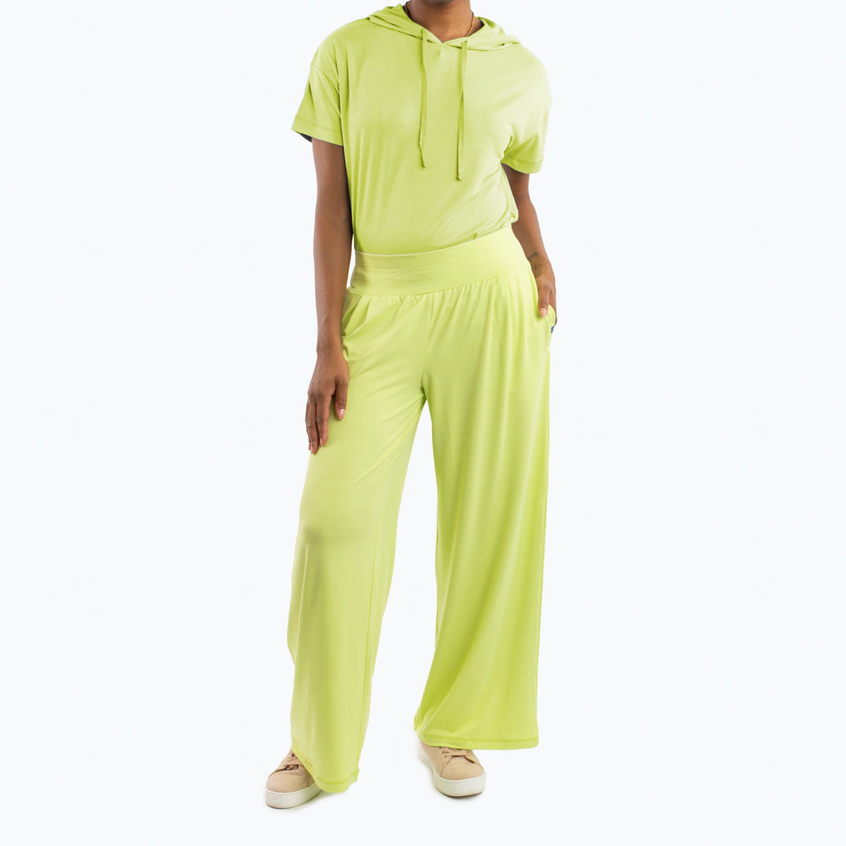 Coupe Wide Leg Full Length Pants