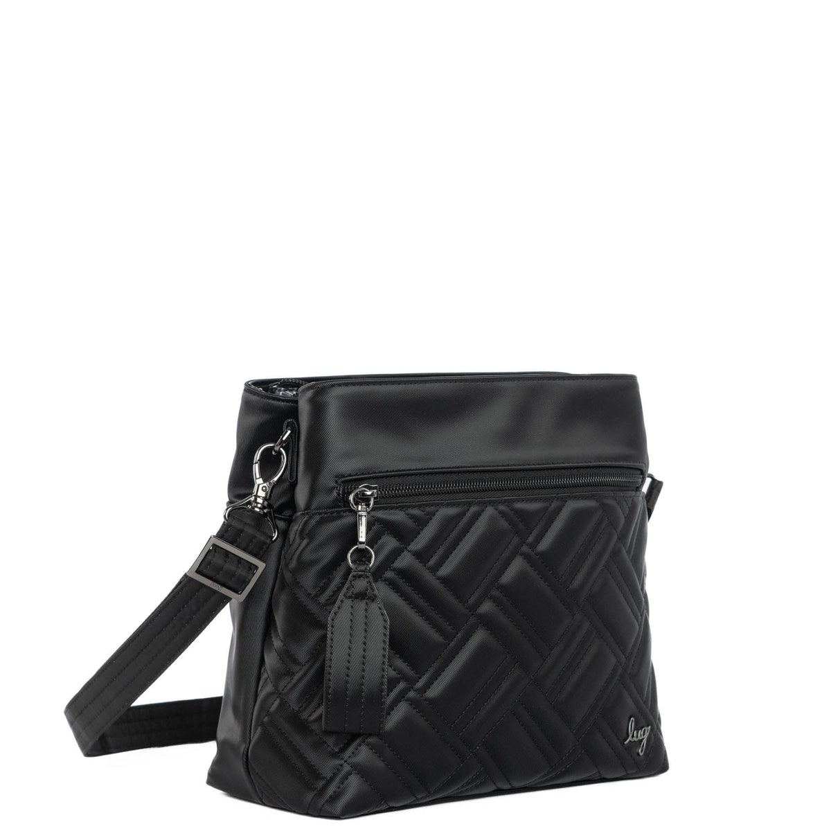 Double Dip Satin Luxe VL Crossbody Bag