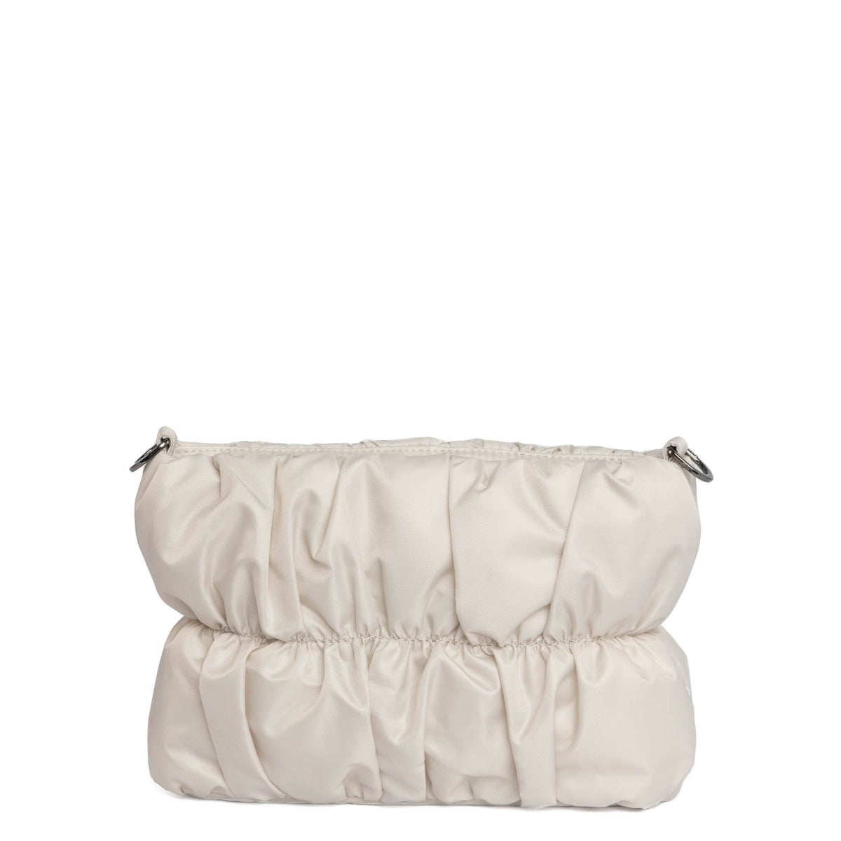 Flounce Ruched Crossbody Bag