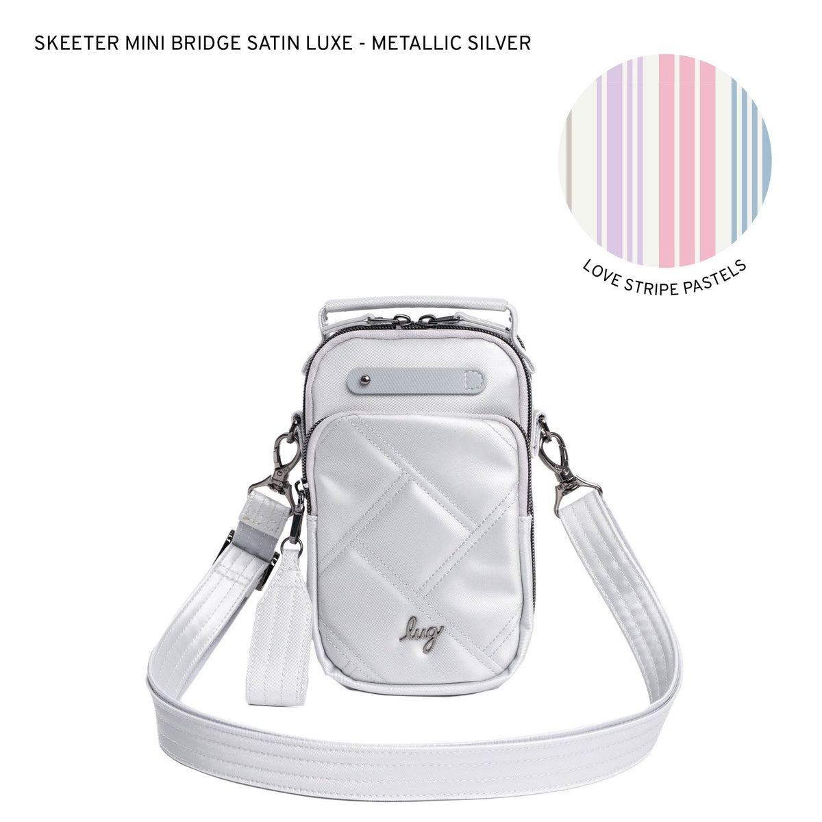 Skeeter Mini Bridge Satin Luxe VL Convertible Crossbody Bag