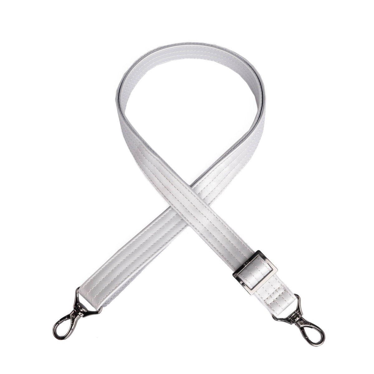 Adjustable Webbed Satin Luxe VL Bag Strap - 1&quot;