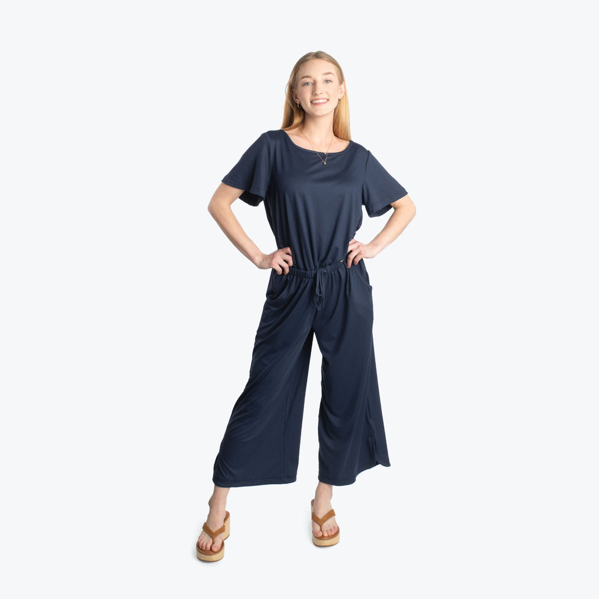 Trotter Brushed Jersey Jumpsuit