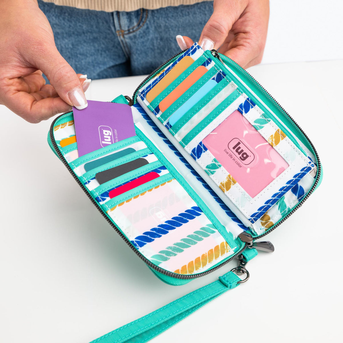 Whirly RFID Wristlet Wallet