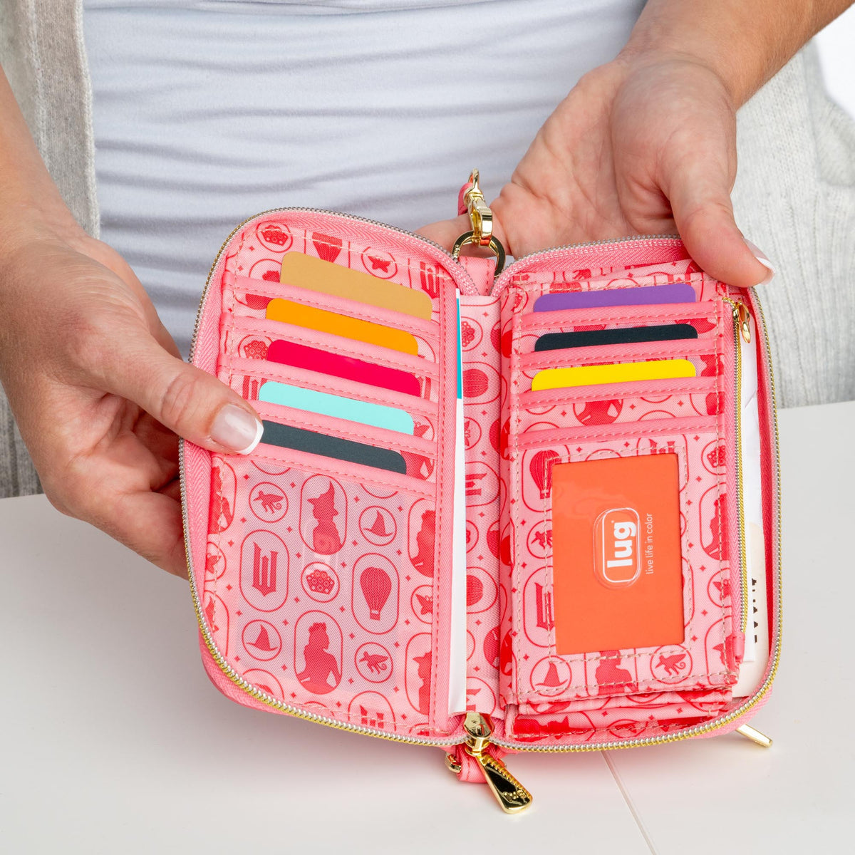 Wicked x Lug Whirly RFID Wristlet Wallet