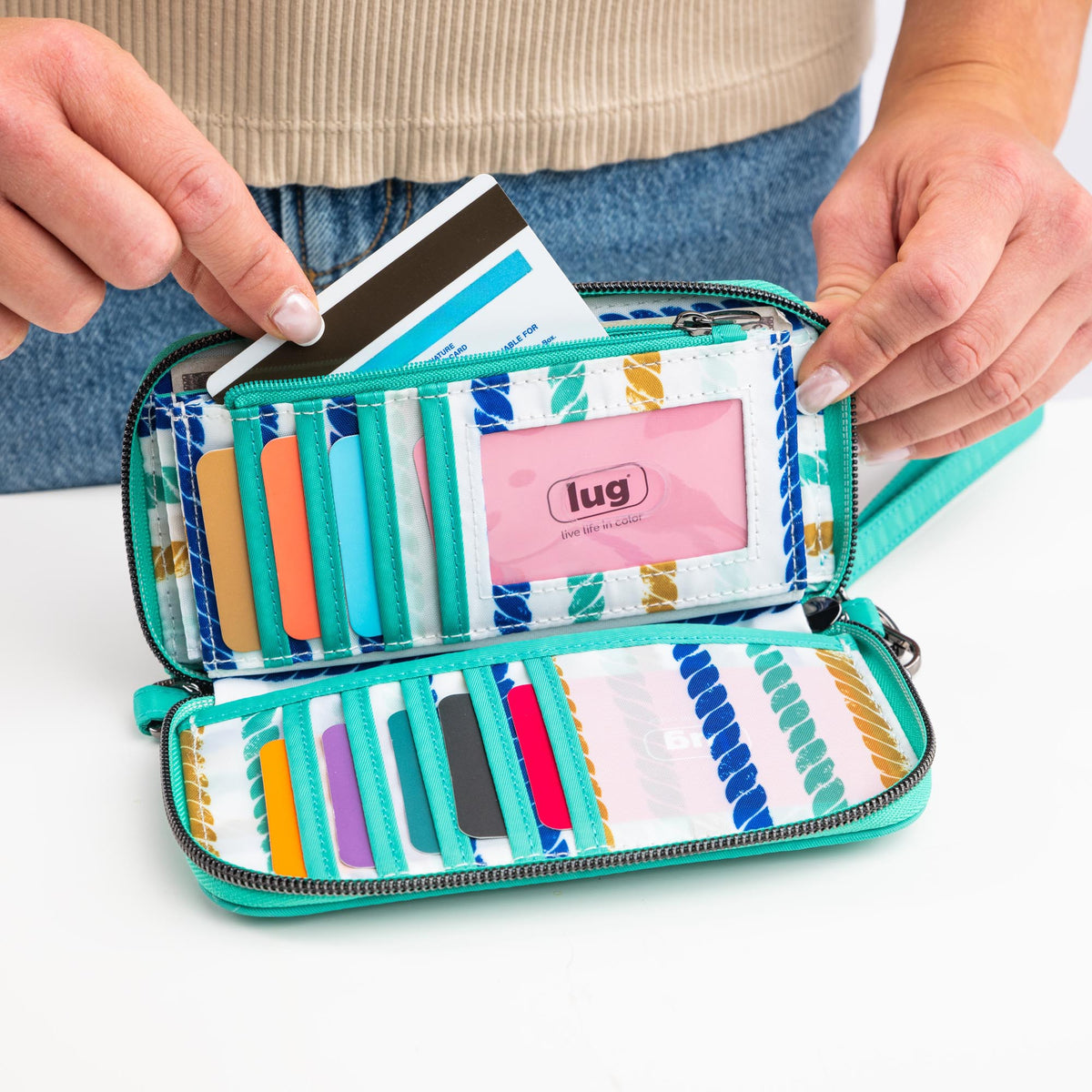 Whirly RFID Wristlet Wallet