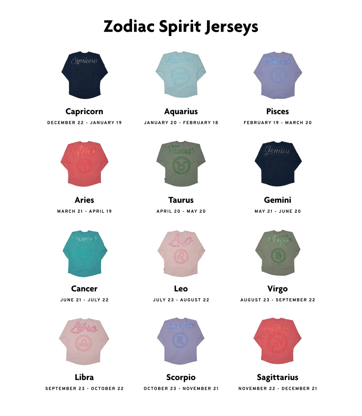 Lug x Spirit Jersey® - Zodiac Collection