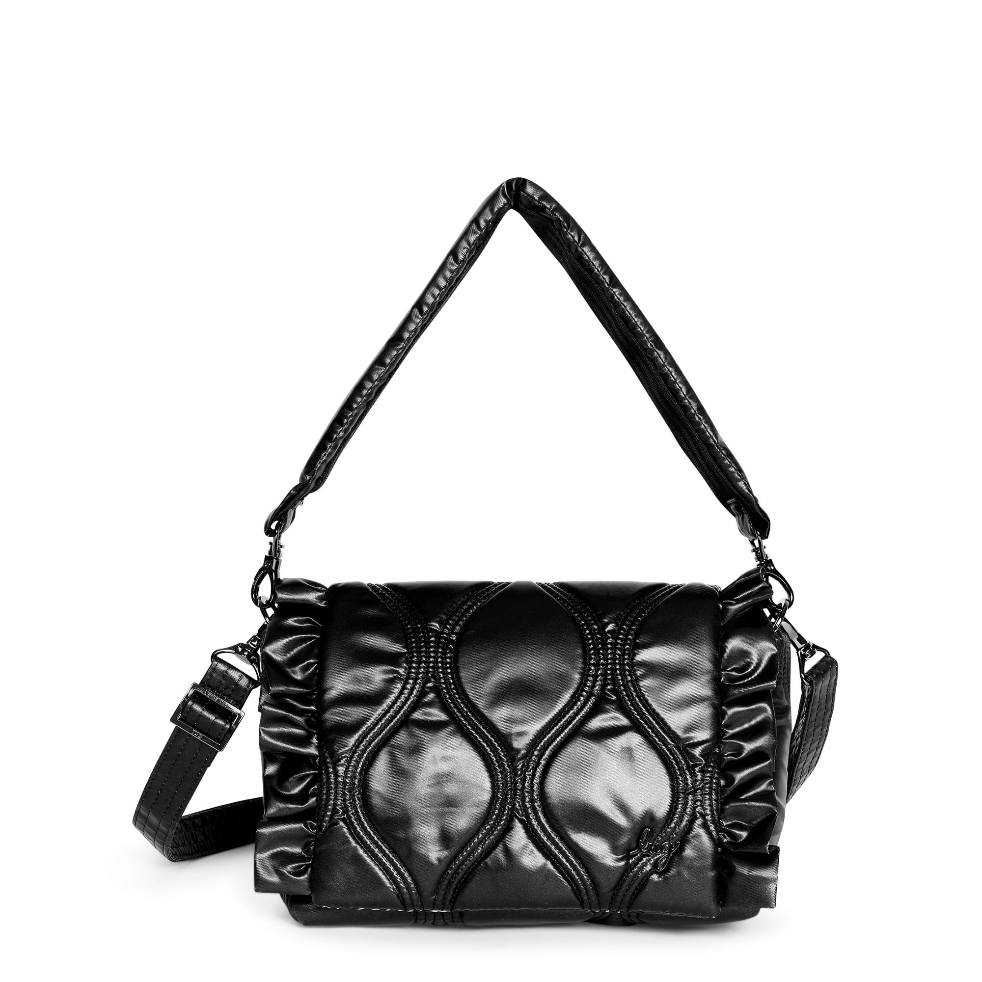 LUG NWT online Conga in Metallic Black with two straps