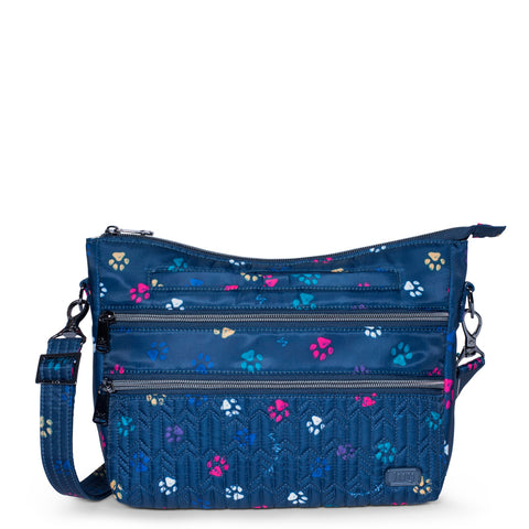 NWT:LUG SLIDER CROSSBODY BAG outlet - OCEAN BLUE